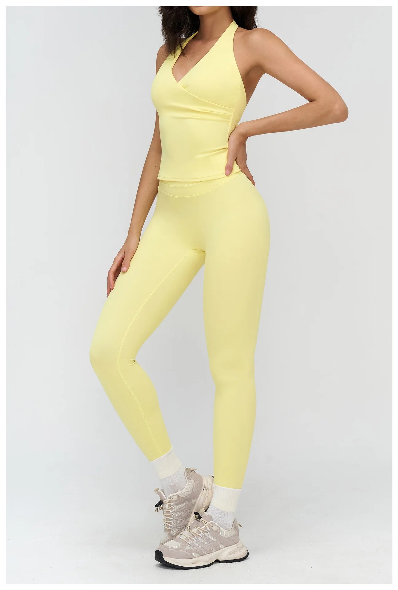 Women’s 2-Piece Yoga Tracksuit — High Waist Leggings & Sports Top