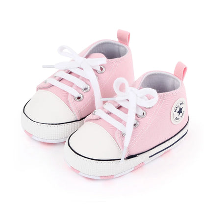 Classic Canvas Sneakers, Soft Sole First Walkers