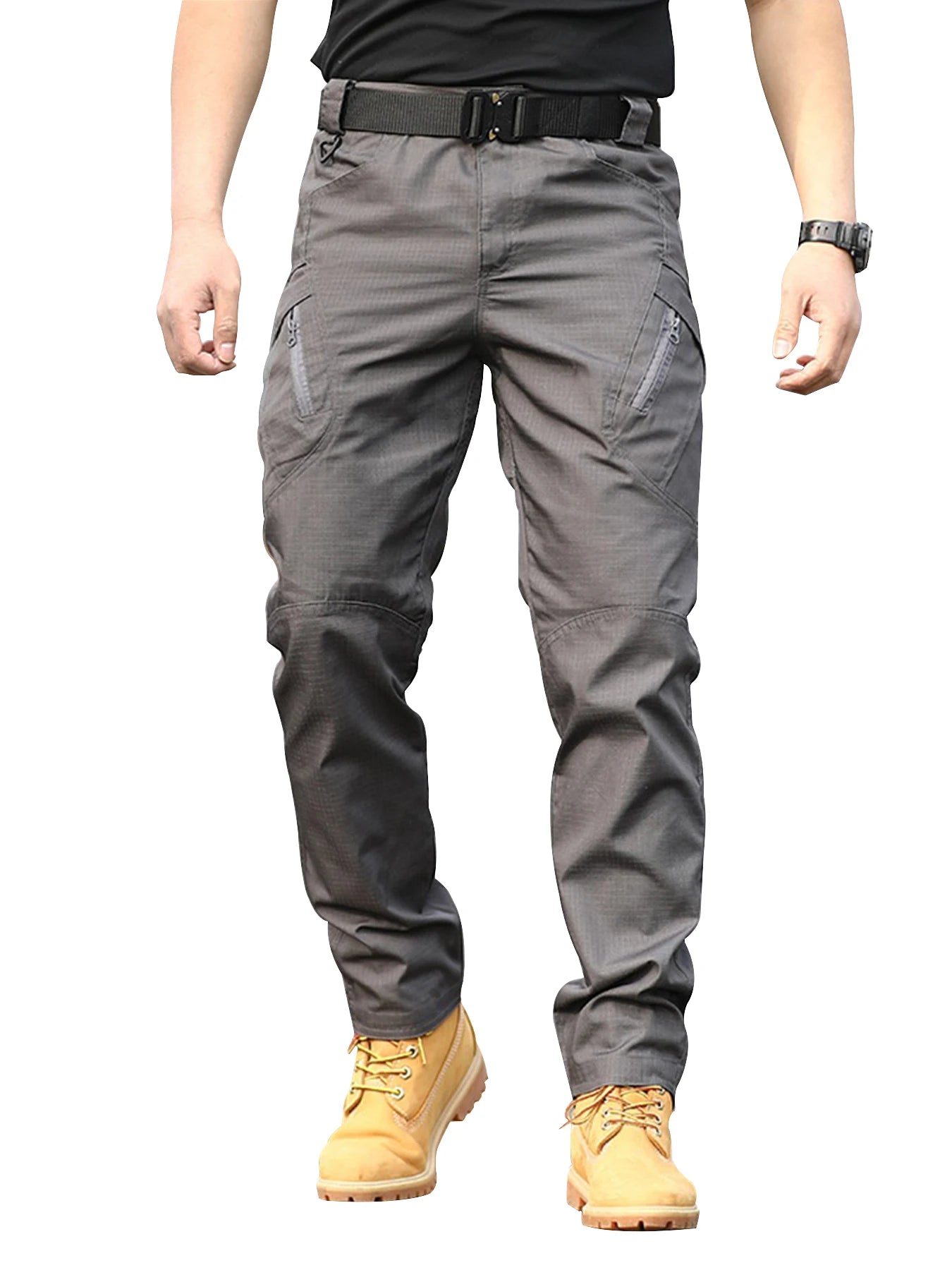 Men's Tactical Pants — Multi-Pocket Scratch-Resistant Breathable Lightweight Outdoor Pants