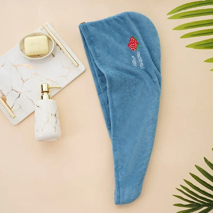 Anti-Frizz Rapid Dry Hair Towel, Microfiber