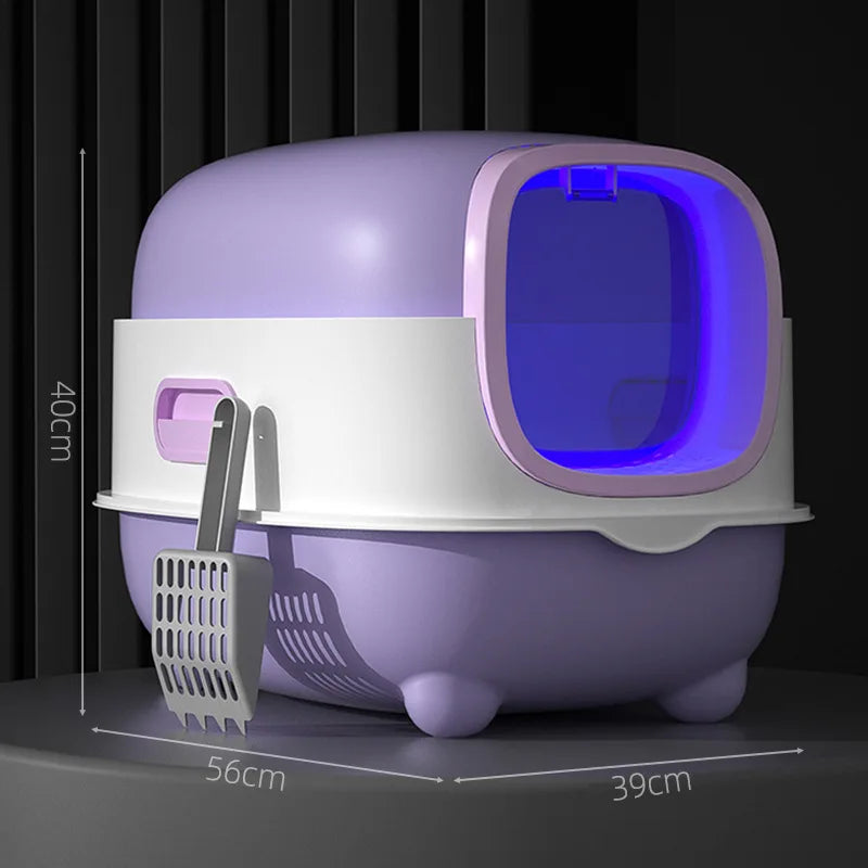 Automatic Self-Cleaning Cat Litter Box XXL — App Controlled, UV Sterilization & Odor Control