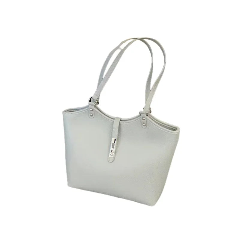 Matte PU Leather Crossbody with Rivet Splicing Detail