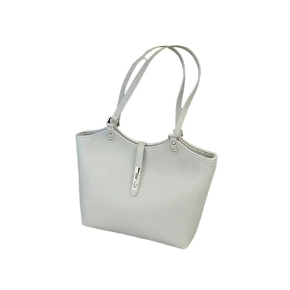 Matte PU Leather Crossbody with Rivet Splicing Detail