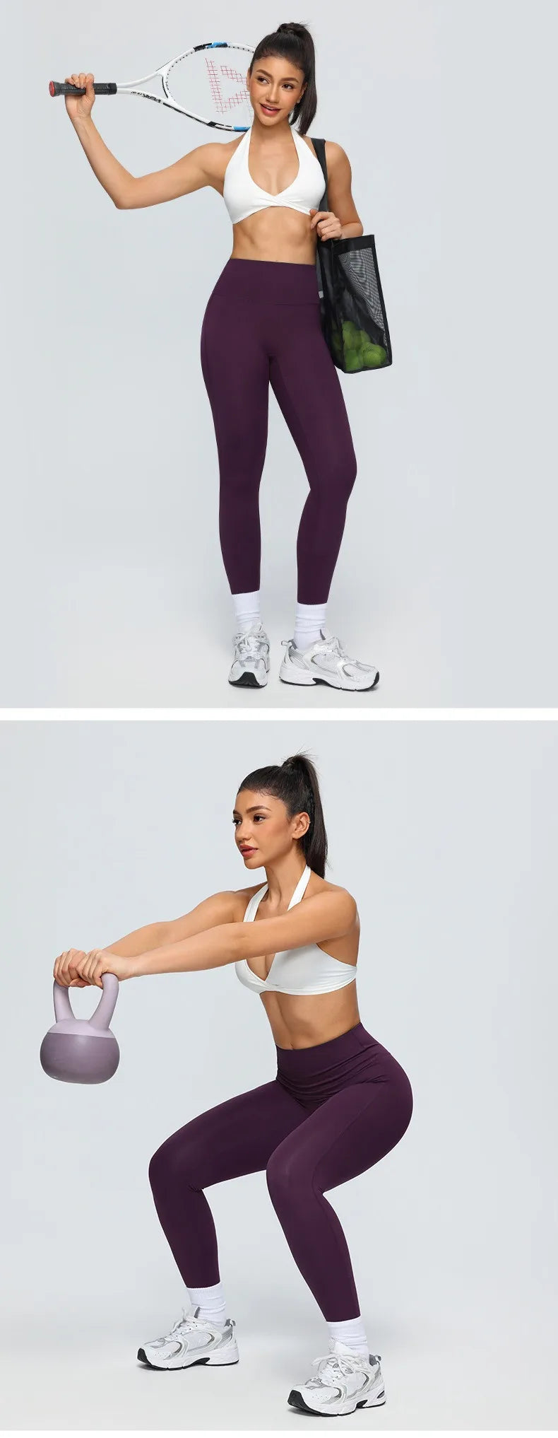 Women’s Naked-Skin Yoga Leggings — High Stretch Butt Lifting Fitness Pants