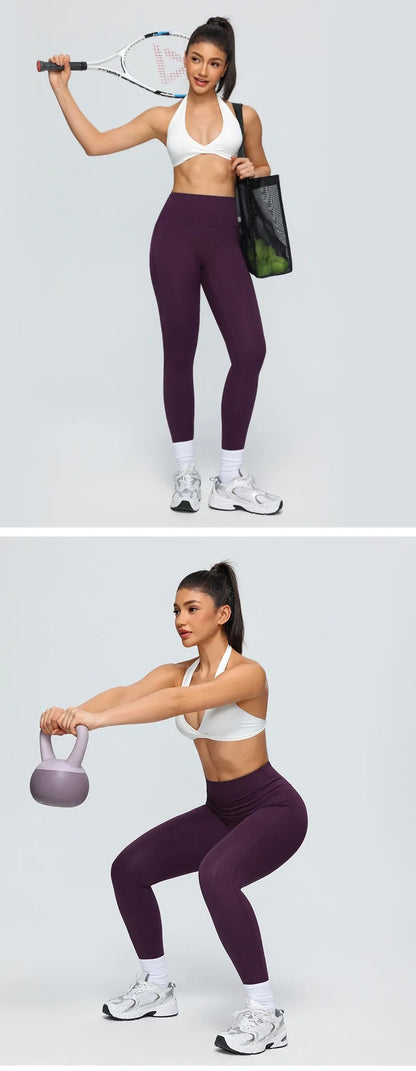 Women’s Naked-Skin Yoga Leggings — High Stretch Butt Lifting Fitness Pants