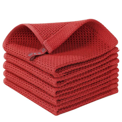 Honeycomb Cotton Kitchen Dishcloth, 5-Pack