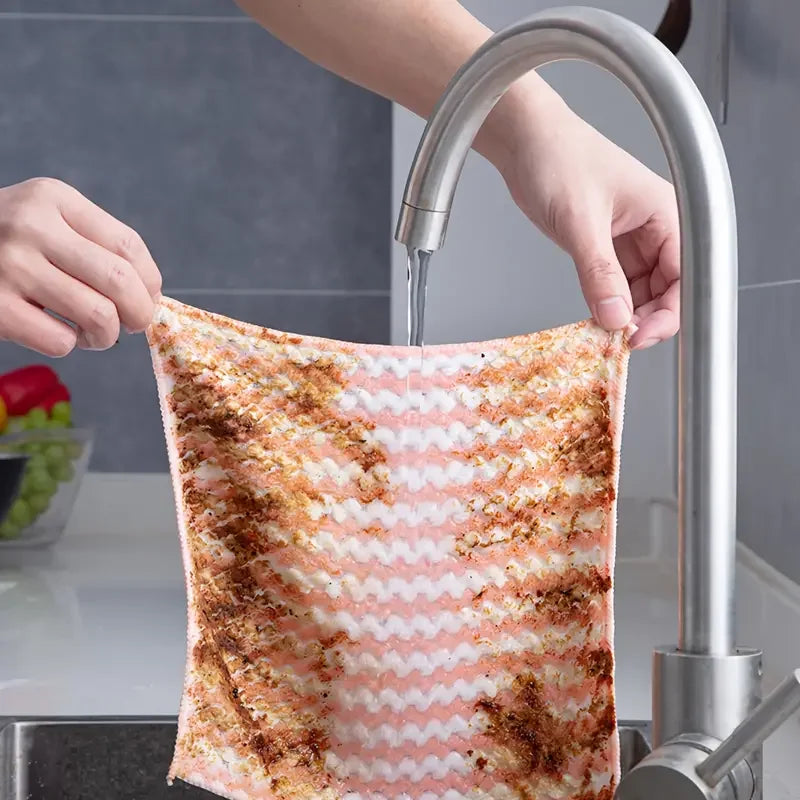 Coral Fleece Dishcloths, Super Absorbent Multi-Pack