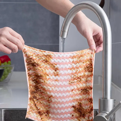 Coral Fleece Dishcloths, Super Absorbent Multi-Pack