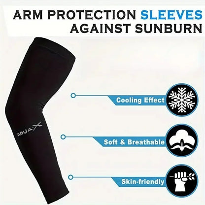3 Pairs Breathable Sun Protection Sleeves UV Protective Arm Covers Uses for Sports Driving Outdoor Adventures Shield