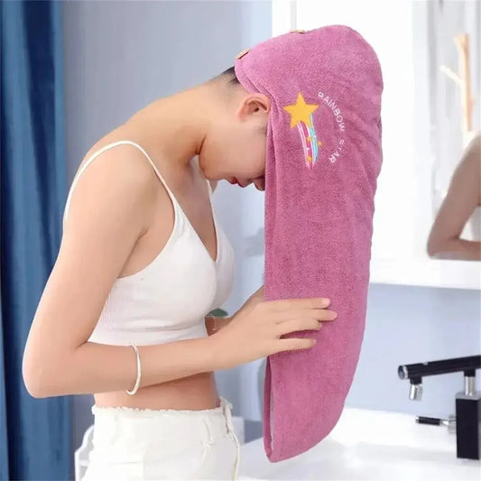 Anti-Frizz Rapid Dry Hair Towel, Microfiber