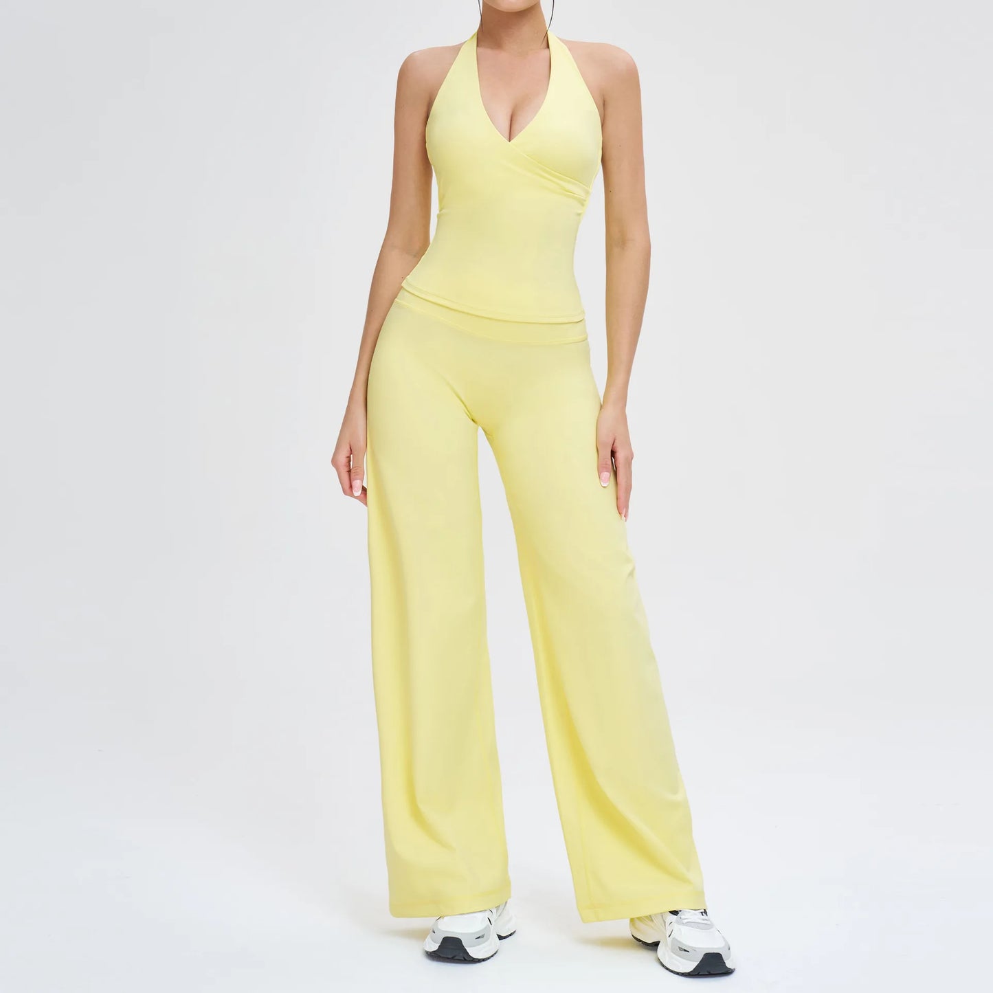 Women’s 2-Piece Yoga Tracksuit — High Waist Leggings & Sports Top