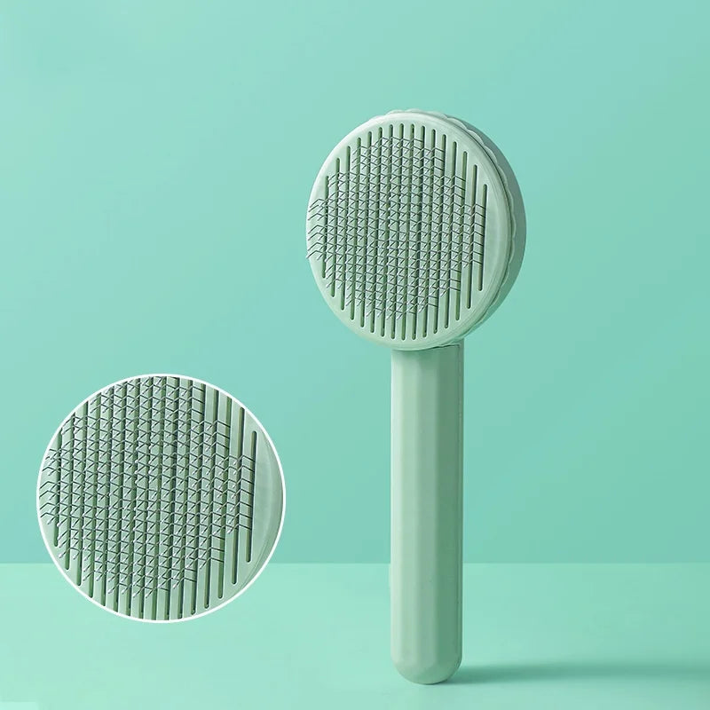 Self-Cleaning Needle Comb for Cats & Dogs