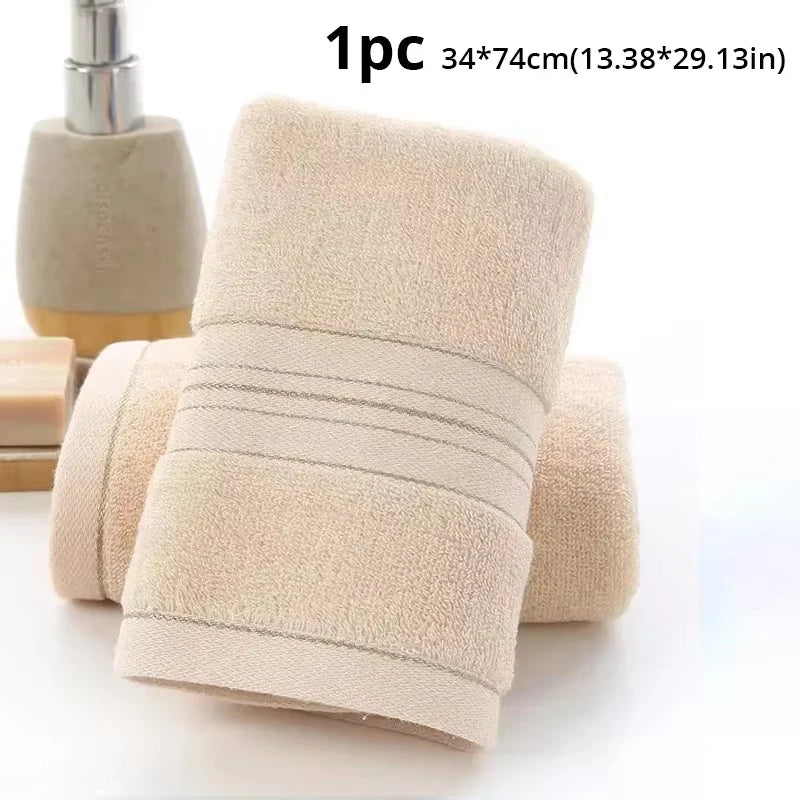 Thickened Absorbent Bath Towel, Soft Face Towel