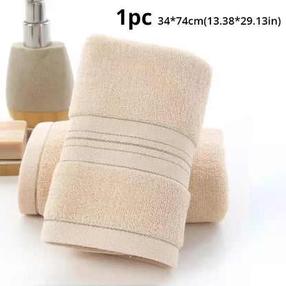 Thickened Absorbent Bath Towel, Soft Face Towel