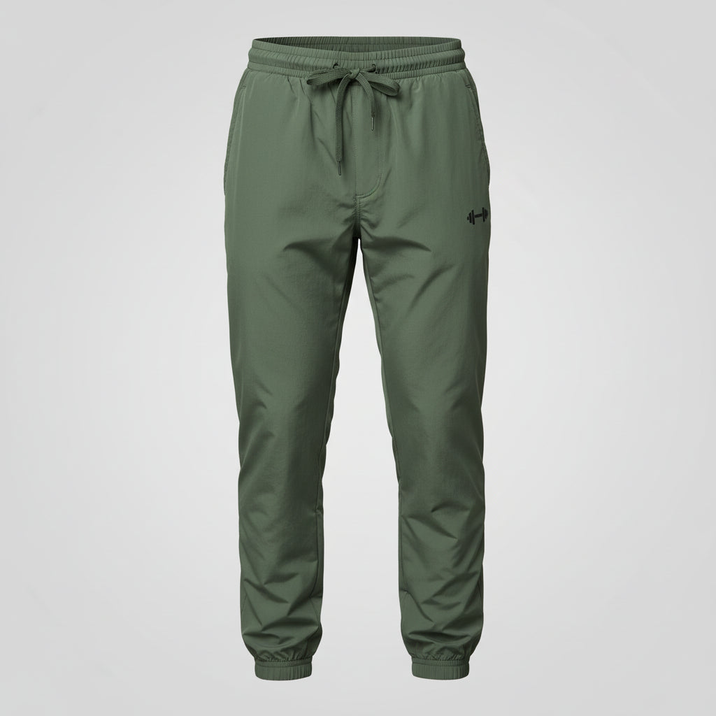 Gym Bodybuilding Fitness Sport Pants Men Casual Training Trousers Elastic Waist Ultra-thin Quick Dry High Waist Loose Long Pants