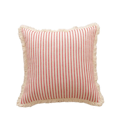 Modern Striped Pillow Covers Minimalist Bohemian Sofa Cushion Cases Stylish Tassel Throw Pillowcase Cozy Bedroom Decor Covers