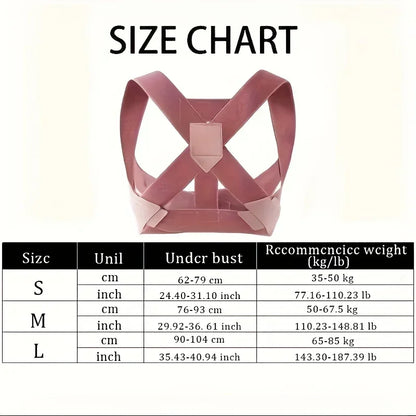Hunchback Corrector for Adults,Invisible Posture Correction With Straps, Bent Waist, Chest and Neck Forward Tilt Correction Tool