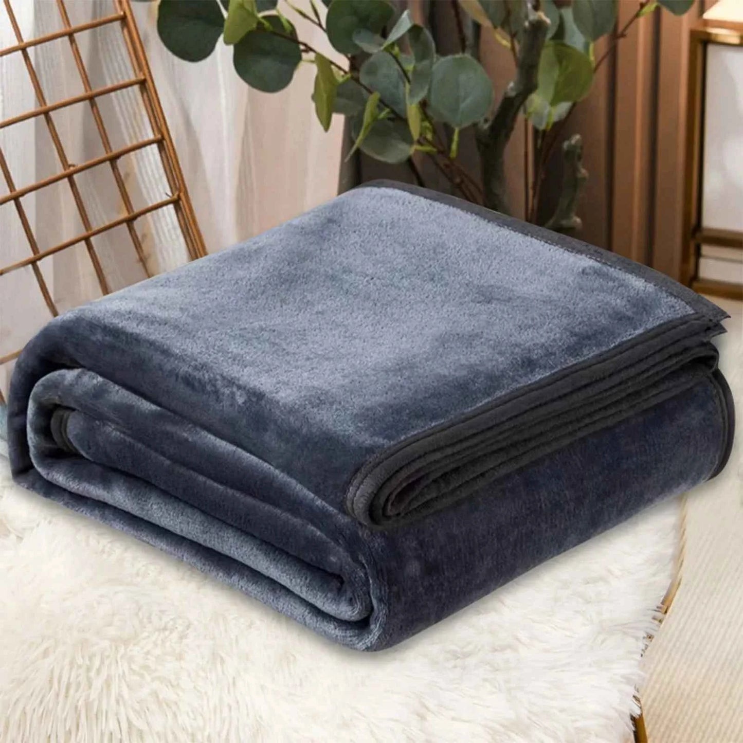 70×100cm Coral Fleece Blankets Comfy Lightweight Single Twin Blanket Multi-Purpose Daily Home Outdoor Travel Portable Blanket