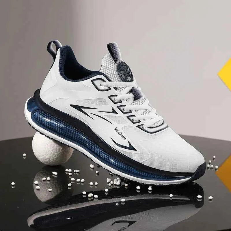 Outdoor Sneakers Couple Breathable Anti Slip Cushioning Road Running Shoes Men Jogging Sport Shoes Lightweight Mens Casual Shoes