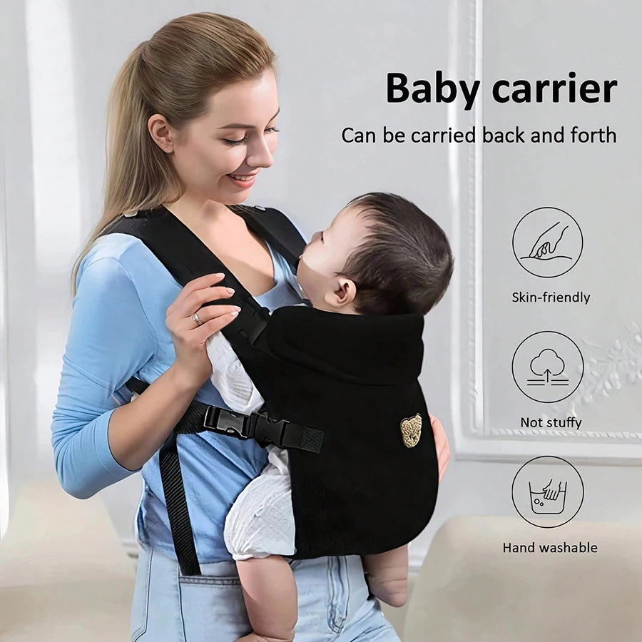 Ergonomic 4-in-1 Baby Carrier, Adjustable Straps