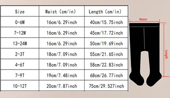 0-12 Years Children Cotton Baby Girls Pantyhose Spring Autumn Winter Bowknot TightsKids Infant Knitted Collant Tights