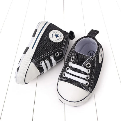 Classic Canvas Sneakers, Soft Sole First Walkers