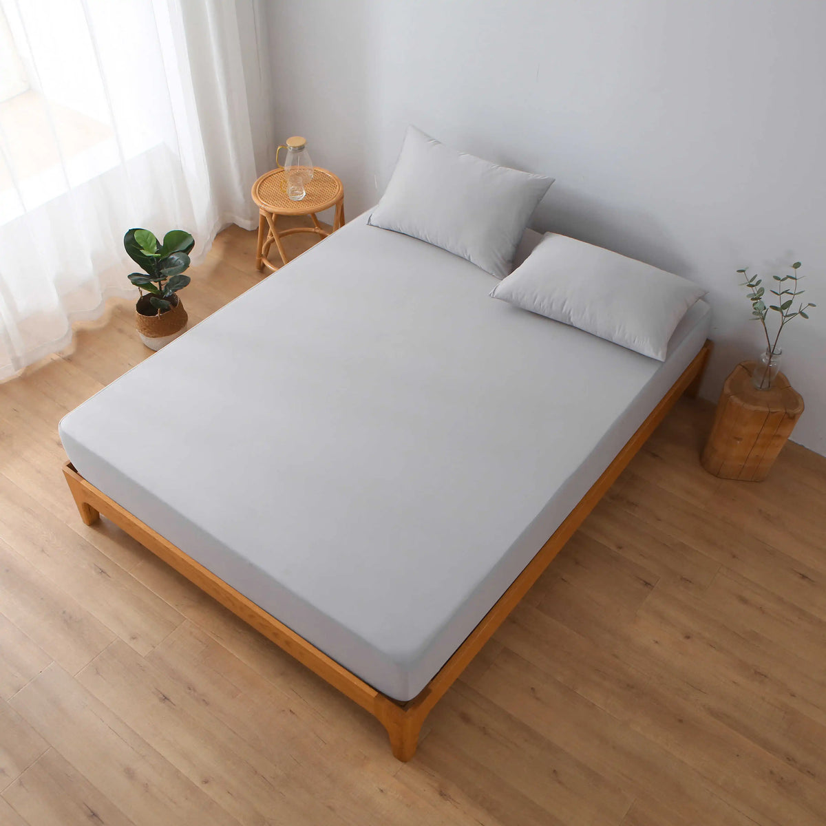 Jersey Knit Waterproof Fitted Sheet, Stretch Fit