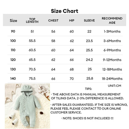 Plaid Hooded Plush Jumpsuit, Winter Warm Romper