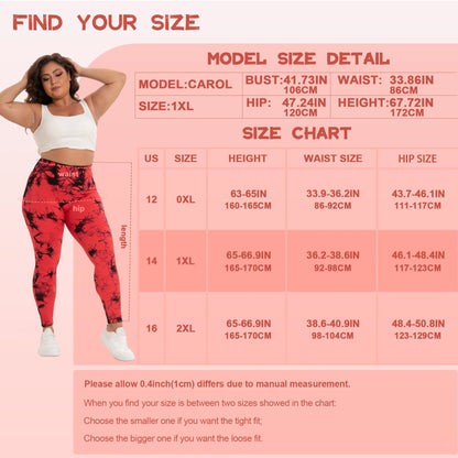 2-Pack Women’s High Waist Butt Lifting Seamless Yoga Leggings
