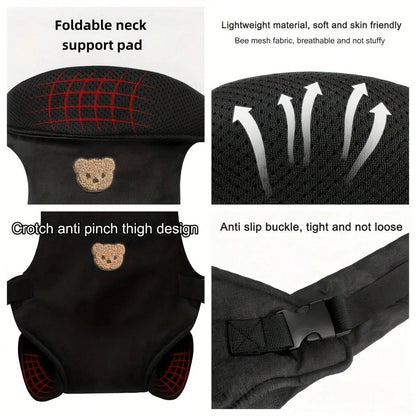 Ergonomic 4-in-1 Baby Carrier, Adjustable Straps