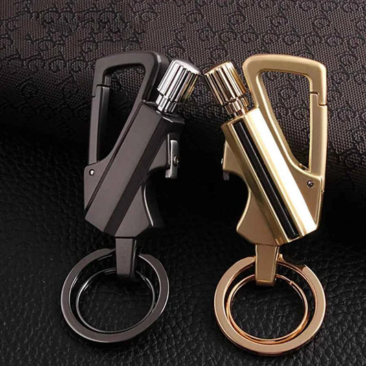 New Multifunctional Match coal oil Lighter Outdoor Waterproof Portable Wine Open Keychain Men Smoking Accessories Gifts
