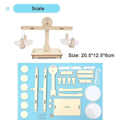 DIY Science Toys Children Educational STEM Kits Car Dinosaur Model Technologia Experimental Tool Wood Puzzle Games School Supply