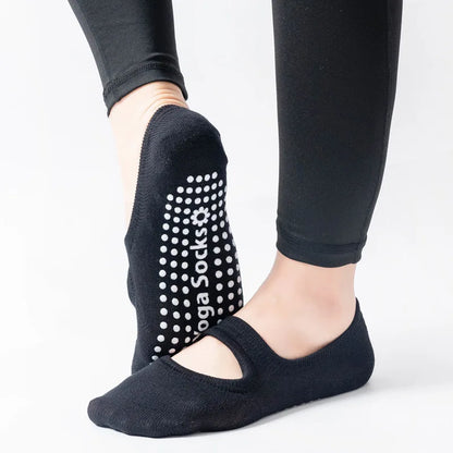 Backless aerobics Pilates socks dance trampoline fitness socks floor socks invisible yoga socks