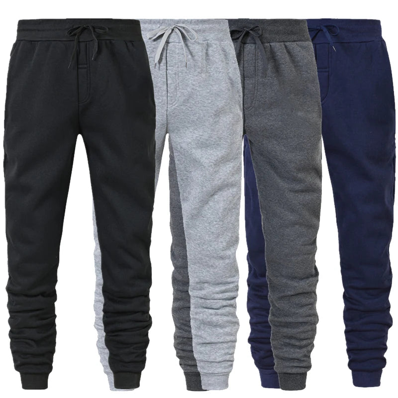 Men's Casual Sports Jogger Sweatpants — Running Workout Long Gym Trousers