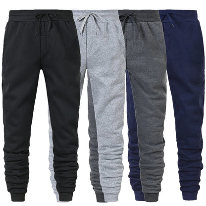 Men's Casual Sports Jogger Sweatpants — Running Workout Long Gym Trousers