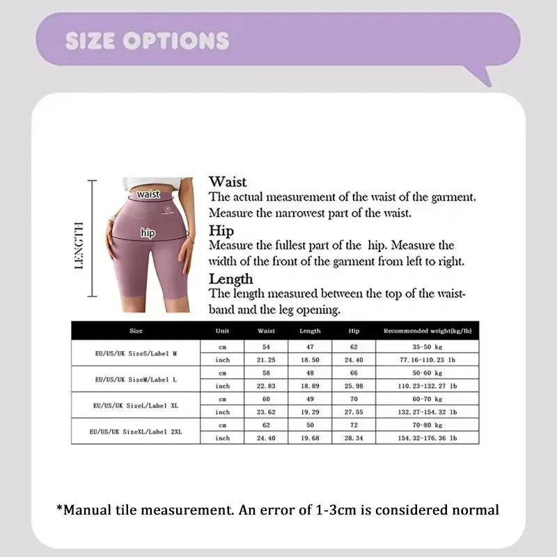 2026 New Women's High-Waisted Sports Shorts for Cycling Jogging Fitness and Yoga Gym Shorts