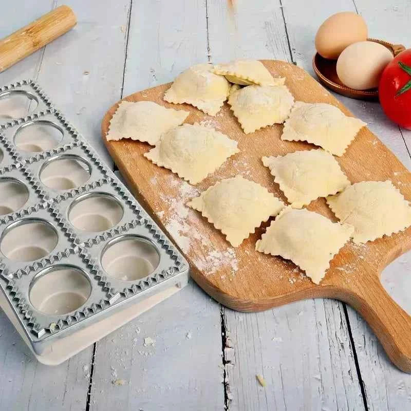 DIY Ravioli Mold Dumpling Mould Dumpling Maker Ravioli Maker Mould Alloy Aluminum Ravioli Stamp Cutter Mold Kitchen Accessories