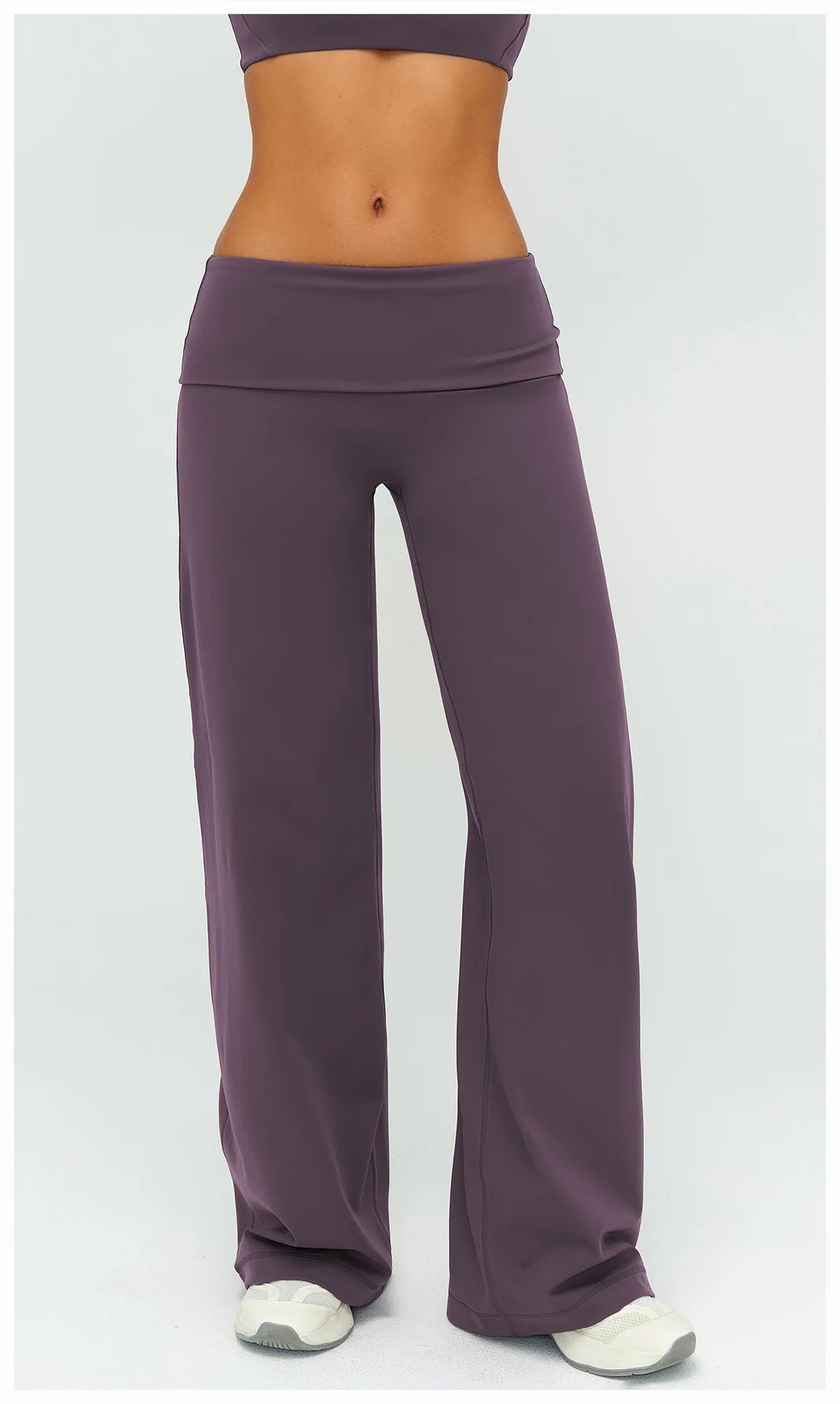 Women’s Loose Wide-Leg Sports Leggings — Slim Fit Running Trousers