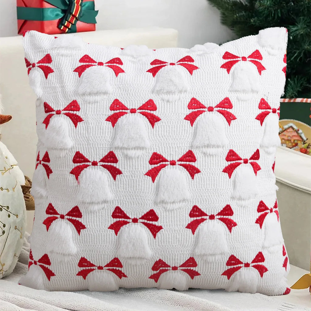 Knitted Spring Tree Decorative Throw Cushion Cover