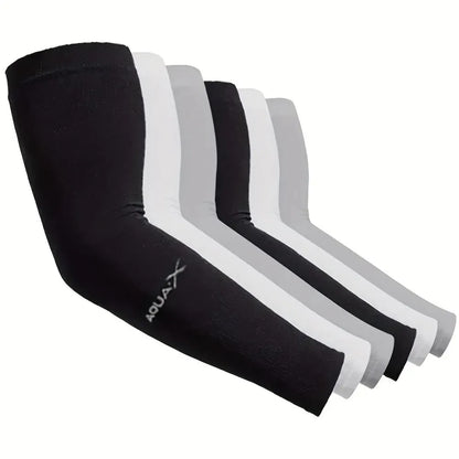 3 Pairs Breathable Sun Protection Sleeves UV Protective Arm Covers Uses for Sports Driving Outdoor Adventures Shield
