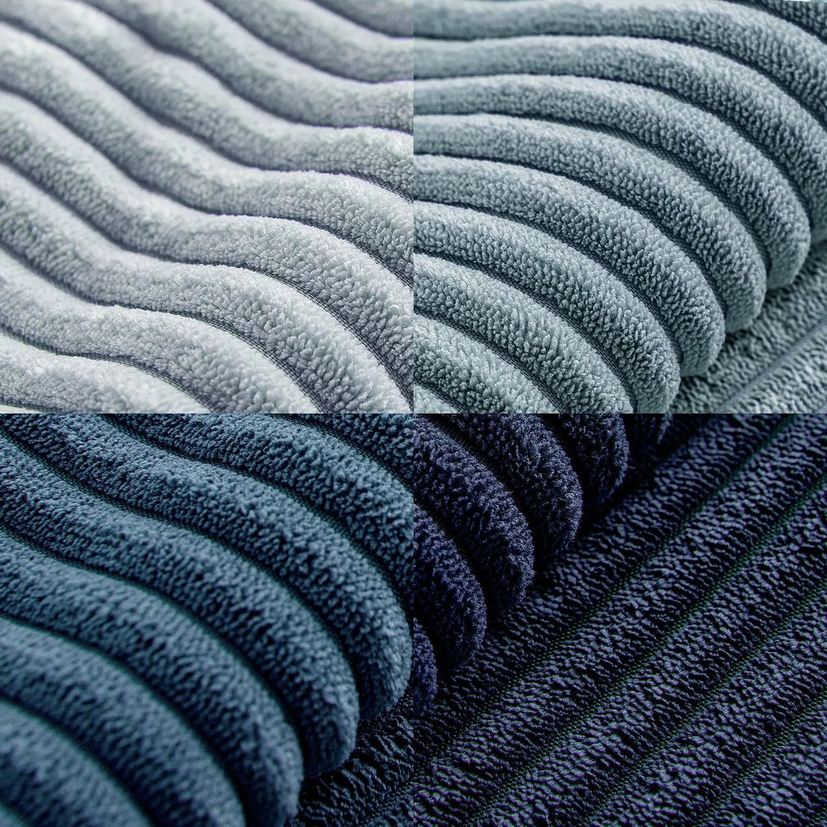 Striped Patchwork Corduroy Cushion Cover