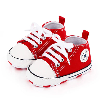 Classic Canvas Sneakers, Soft Sole First Walkers