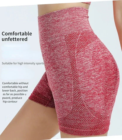 Women’s Seamless Yoga Set — Sports Bra, Shorts & Leggings