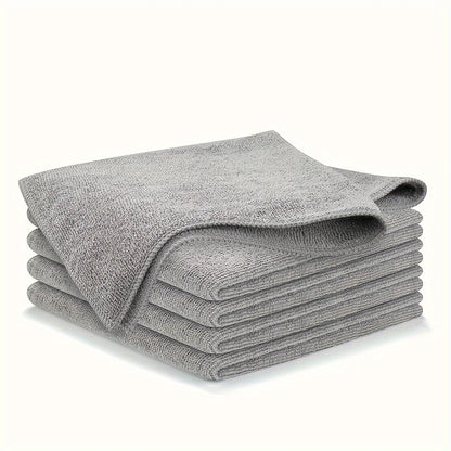 Lint-Free Microfiber Cleaning Cloths, Reusable