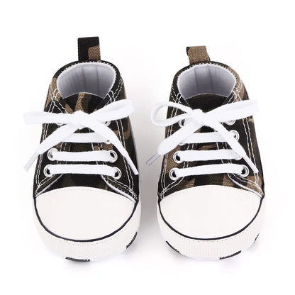 Classic Canvas Sneakers, Soft Sole First Walkers