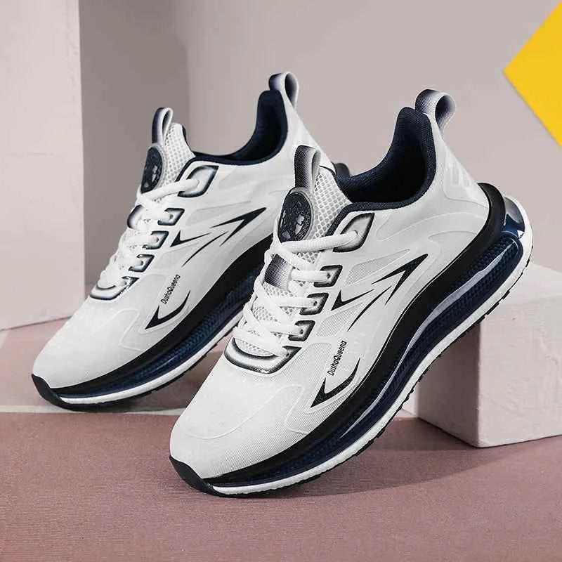 Outdoor Sneakers Couple Breathable Anti Slip Cushioning Road Running Shoes Men Jogging Sport Shoes Lightweight Mens Casual Shoes