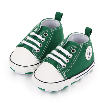 Classic Canvas Sneakers, Soft Sole First Walkers