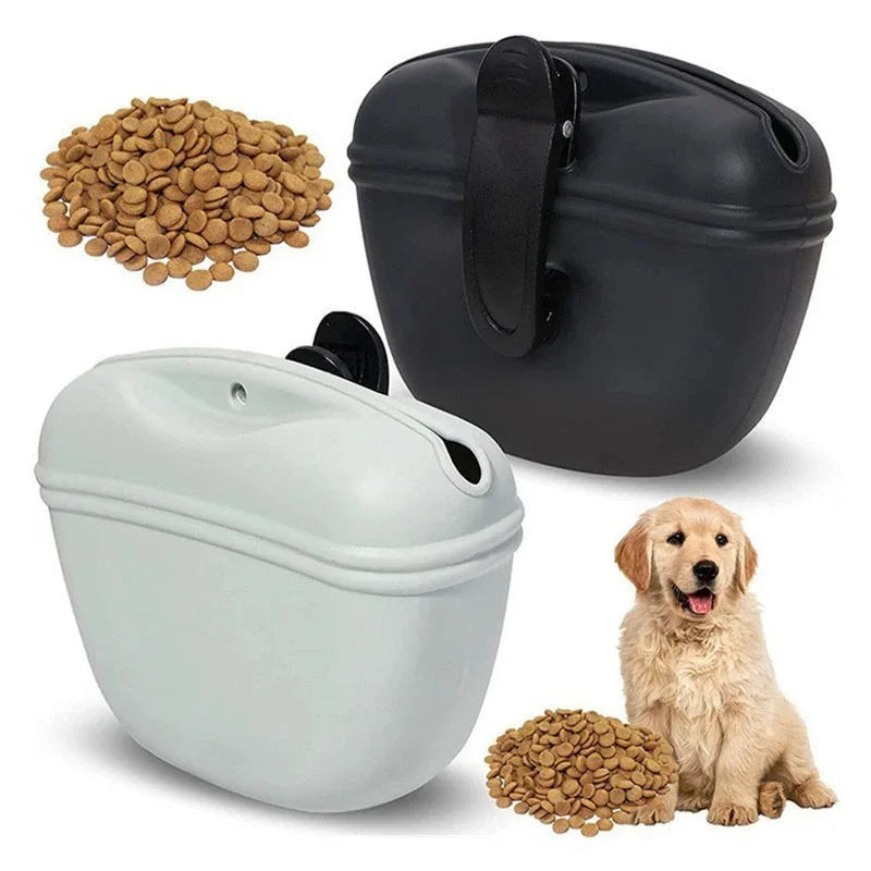 Portable Dog Training Treat Bag – Silicone Snack Fanny Pack for Outdoor Training