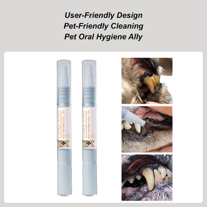 Pet Dental Cleaning Pen – Dog & Cat Tooth Whitener & Fresh Breath Pen
