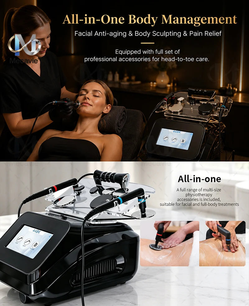 448KHz RF Device, Multi-Handle EMS Beauty System